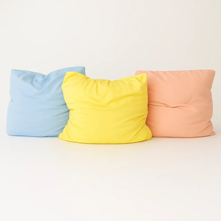 Tiffany-Inspired Blue Cloud Technology Pillow on luxury diamond background — ultra-soft bamboo comfort, perfect gift for recovery, breakup, or dorm decor