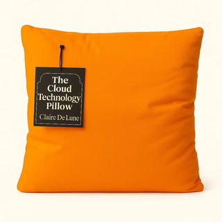 Claire De Lune Cloud Technology Pillow – Sunset Orange | Travel, Sensory, IVF, Dorm, Baby Shower & Bridesmaid Gift | Ultra Plush, Shapeable, Soft My Store