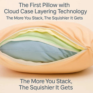 Lemon Drop Cloud Pillow – Ultra Soft Bamboo Travel & Gift Pillow by Claire De Lune My Storesoft pillow, travel pillow, sensory gift, comfort