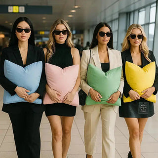 Weightless Cloud Comfort Pillow in Blue – Great for Sleepovers and Gifting