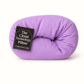 Claire De Lune Cloud Technology Pillow – Lavender Bamboo | Travel, Sensory, IVF, Dorm, Baby Shower & Bridesmaid Gift | Ultra Plush, Shapeable, Soft My Store