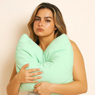 Breakup Gift Pillow – Mint Mirage “Zen Zaddy” | Cloud Technology™ Comfort Pillow for Anxiety, Bedtime, and Self-Care Healing Claire De Lune | The Cloud Technology Pillow | The Pillow That Hugs You Back soft pillow, travel pillow, sensory gift, comfort