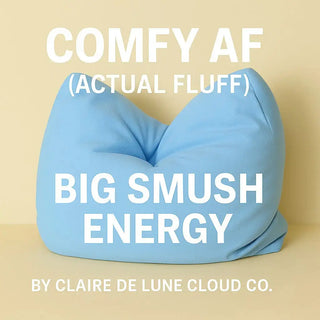 Emotional support pillow for breakups – ultra soft bamboo cuddle pillow with heart message, comforting design for self-care