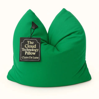 Claire De Lune Cloud Technology Pillow – Emerald Envy Bamboo | Travel, Sensory, IVF, Dorm, Baby Shower & Bridesmaid Gift | Ultra Plush, Shapeable, Soft My Store