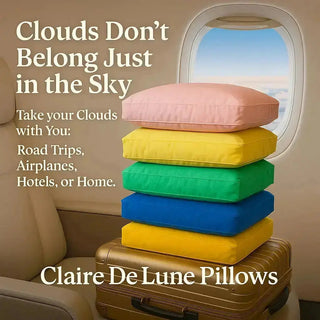 Claire De Lune Cloud Technology Pillow – Ballerina Pink Bamboo | Travel, Sensory, IVF, Dorm, Baby Shower & Bridesmaid Gift | Ultra Plush, Shapeable, Soft My Store