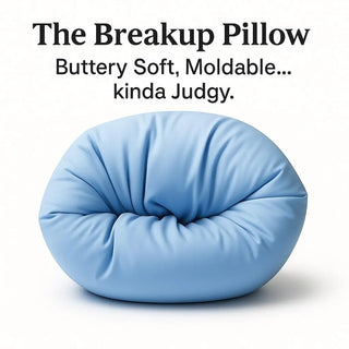 Crying in Couture – Luxury Breakup Pillow for Emotional Support & Sad Girl Sleep | Tiffany-Inspired Blue Bamboo Hug Pillow Claire De Lune | The Cloud Technology Pillow | The Pillow That Hugs You Back soft pillow, travel pillow, sensory gift, comfort