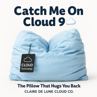 First Class Feelings (Blue Travel Pillow)