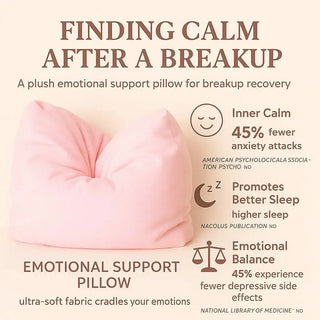 Breakup Pillow Gift “Petty Party Pink” by Claire De Lune Claire De Lune | The Cloud Technology Pillow | The Pillow That Hugs You Back soft pillow, travel pillow, sensory gift, comfort
