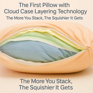 Mint Mirage Cloud Pillow – Ultra Soft Bamboo Travel & Gift Pillow by Claire De Lune My Storesoft pillow, travel pillow, sensory gift, comfort