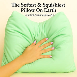 Breakup Gift Pillow – Mint Mirage “Zen Zaddy” | Cloud Technology™ Comfort Pillow for Anxiety, Bedtime, and Self-Care Healing Claire De Lune | The Cloud Technology Pillow | The Pillow That Hugs You Back soft pillow, travel pillow, sensory gift, comfort