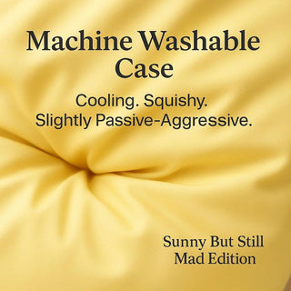 💛 Lemon Drop Breakup Pillow – “Sunburnt Sass” by Claire De Lune Claire De Lune | The Cloud Technology Pillow | The Pillow That Hugs You Back soft pillow, travel pillow, sensory gift, comfort