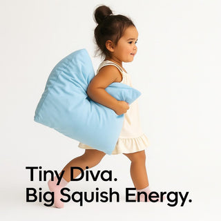 First Class Feelings (Blue Travel Pillow)