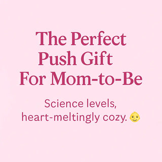 The perfect push gift for mom to be blog cover in pink.