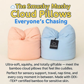 Tiny Travel Cloud – Toddler Travel Pillow for Daycare & Naps Claire De Lune | The Cloud Technology Pillow | The Pillow That Hugs You Back